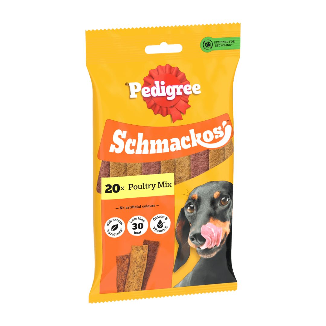 PEDIGREE SCHMACKOS CHICKEN 20pc 144g/ 9