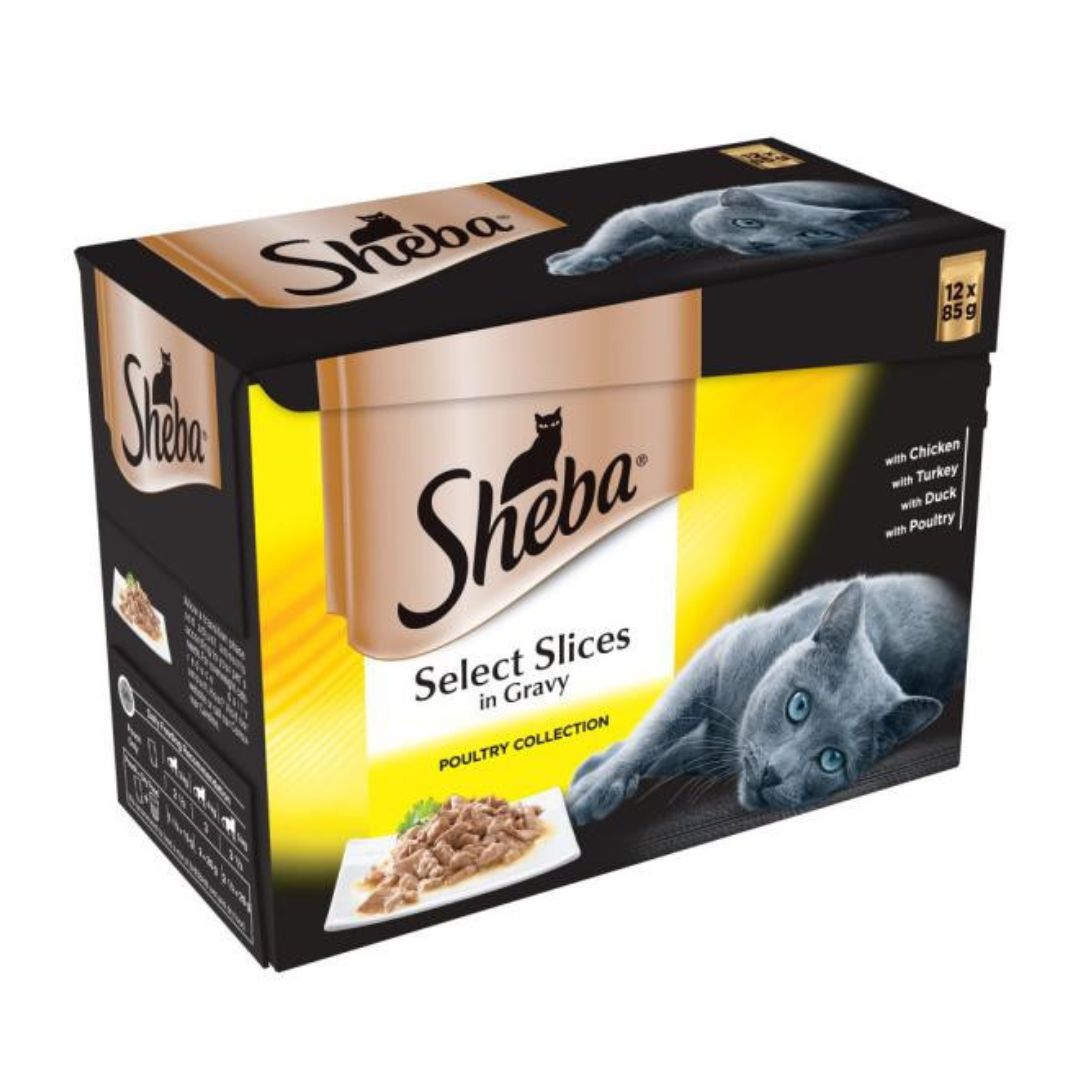 SHEBA SELECT MIX LOVER 12 x 85g/ 6