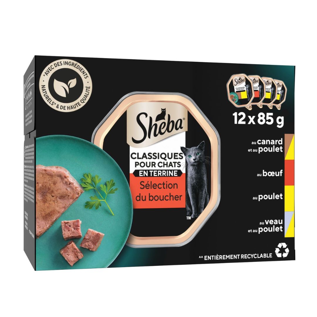 SHEBA TERRINE C TRAITEUR 12x85g/6