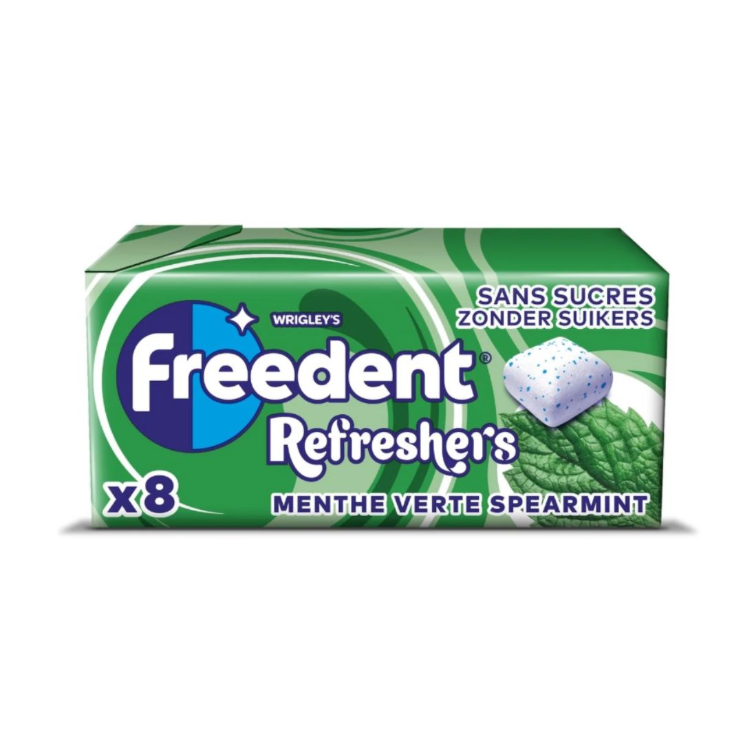 FREEDENT REFRESHERS MINT GREEN 67G / 24