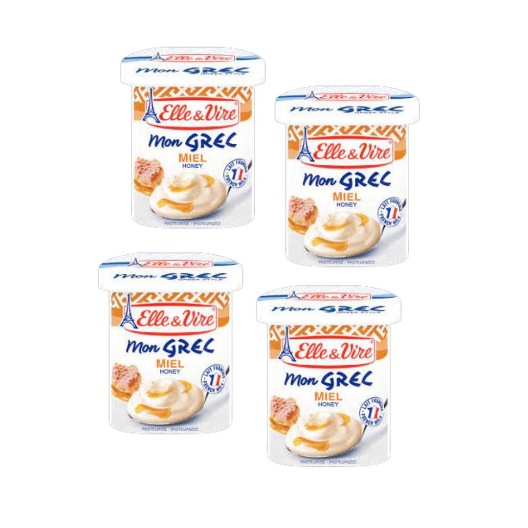 ELLE & VIRE GREEK DESSERT HONEY 4 X 125G X6