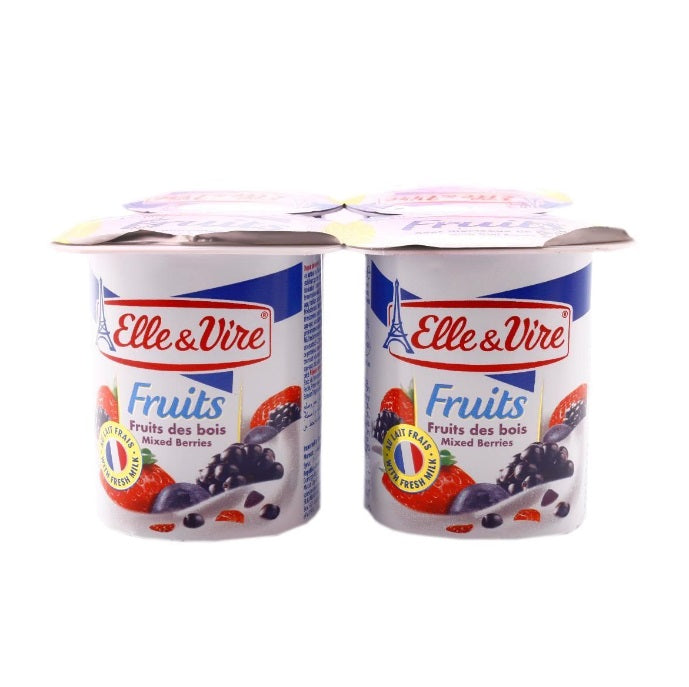 ELLE & VIRE FRUIT MIX BERRY 6 /4 / 125G