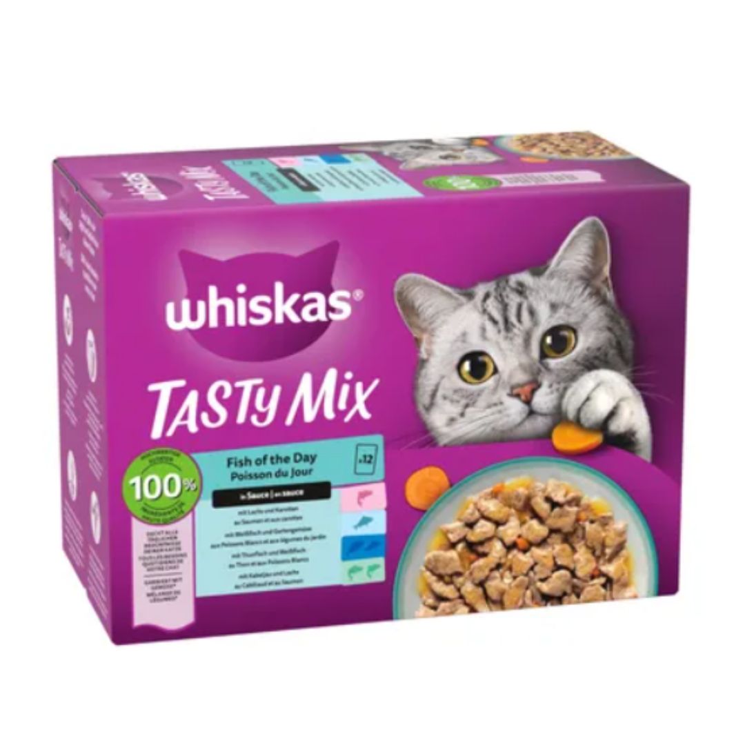 WHISKAS TASTY MIX POISSON 24 X 85G / 2