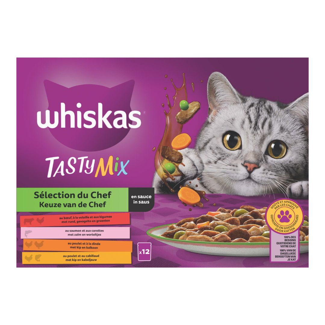 WHISKAS TASTY MIX SELECTIONS 12 / 85G / 4