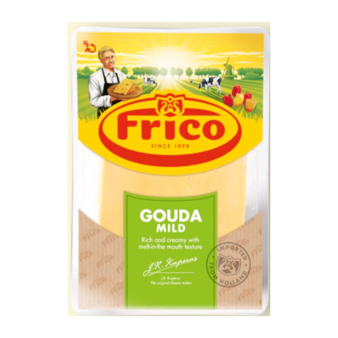 FRICO CHEESE GOUDA SLICE 10 X 00G