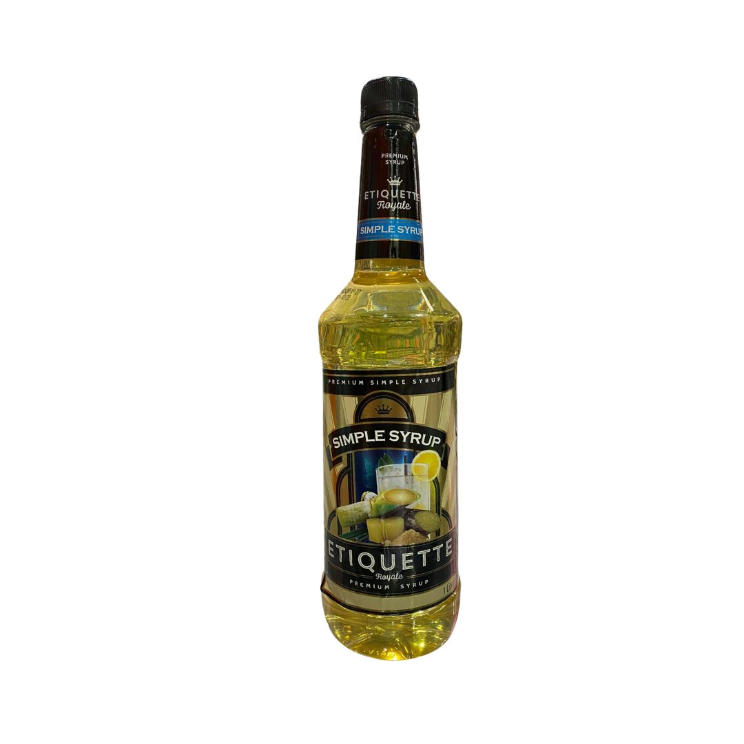 ETIQUETTE SUGAR SYRUP 1L
