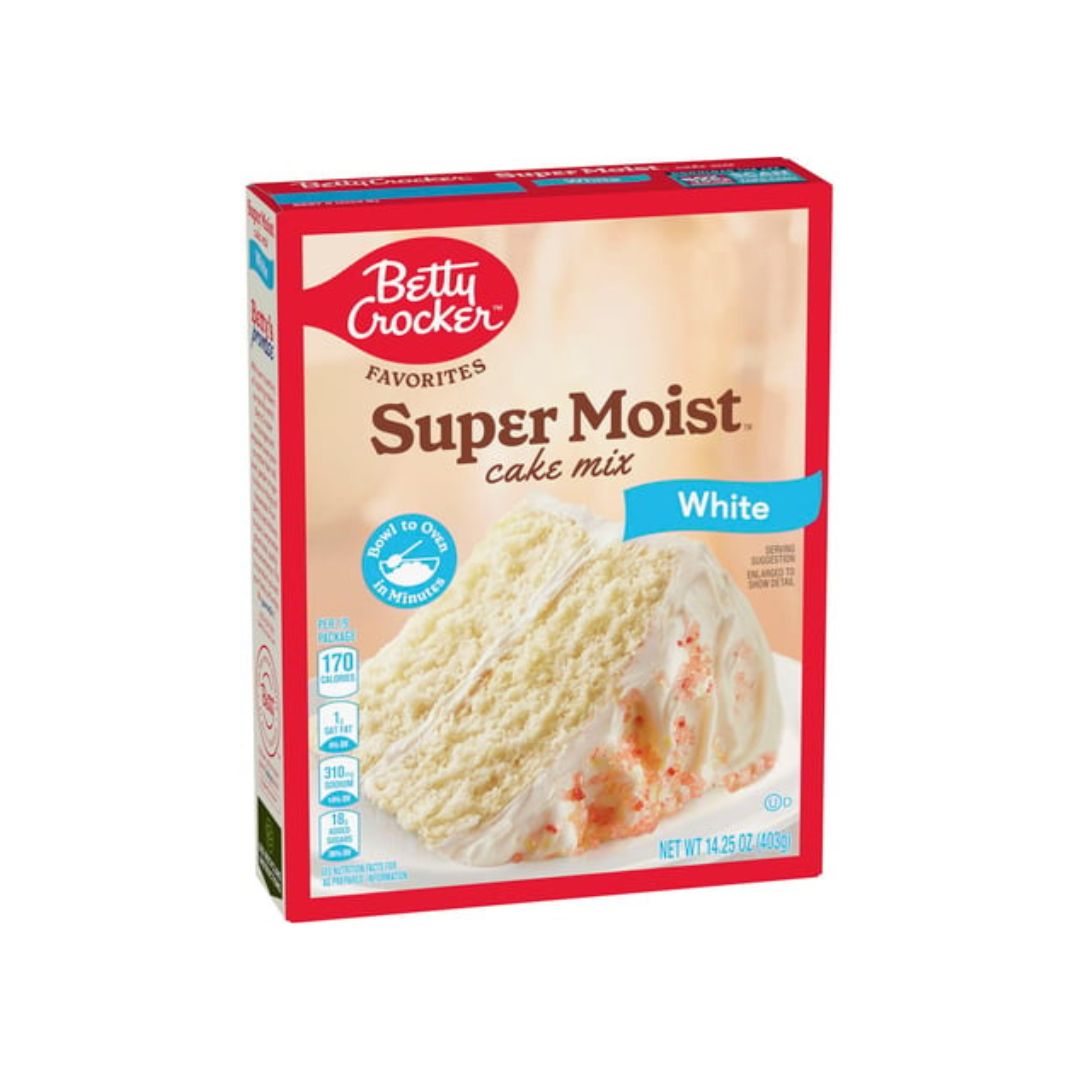 Betty Crocker Favorites Super Moist White Cake Mix 13.25 oz x 12
