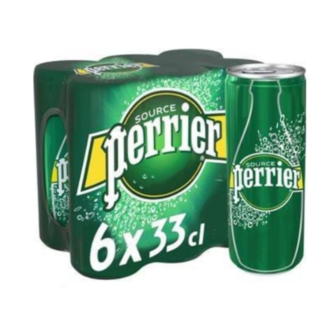 Perrier Slim Cans Pack 6x33cl