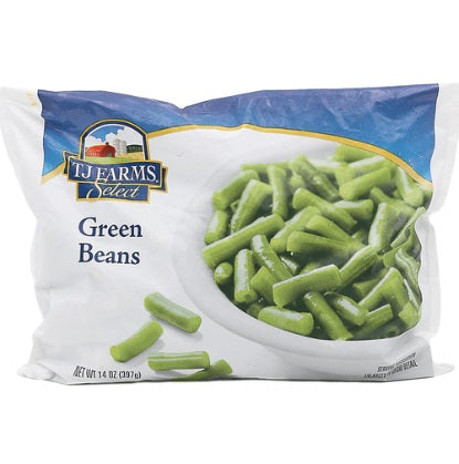 TJ FARMS SELECT CUT GREEN BEANS 14OZ / 12