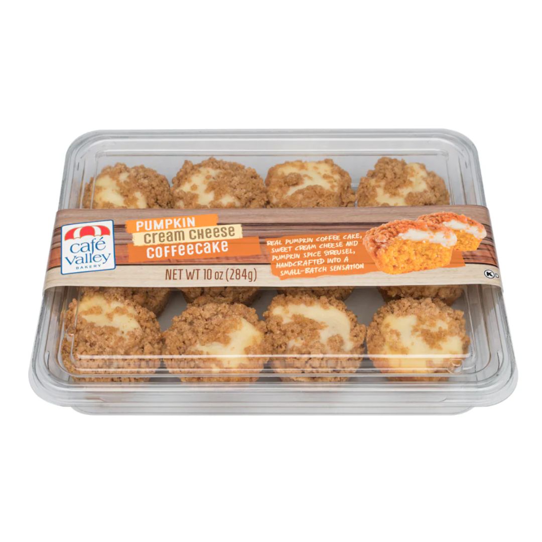 CAFE VALLEY COFFEECAKE BITES PUMPKIN 10OZ/12