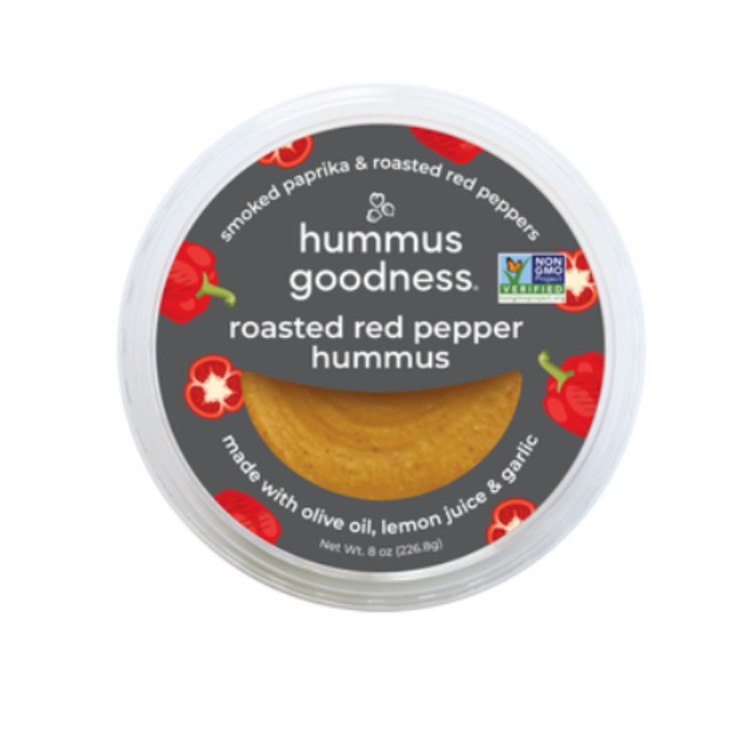 HUMMUS GOODNESS ROASTED RED PEPPER 8OZ/6