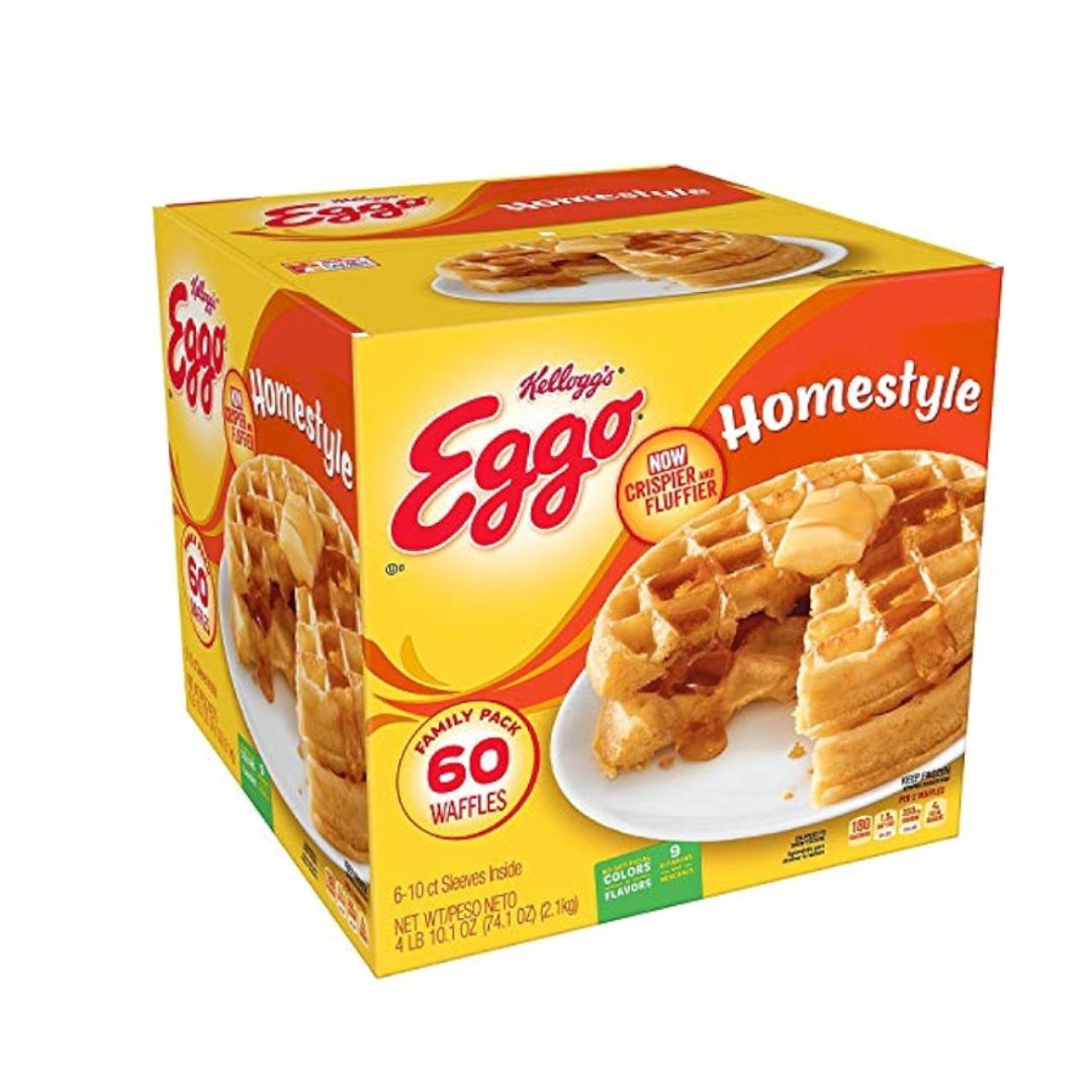 Eggo Homestyle Waffles, (60 waffles) / 10oz