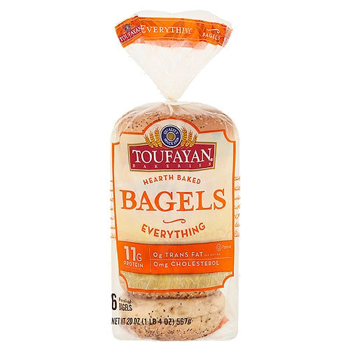 TOUFAYAN BAGELS EVERYTHING 20OZ / 12