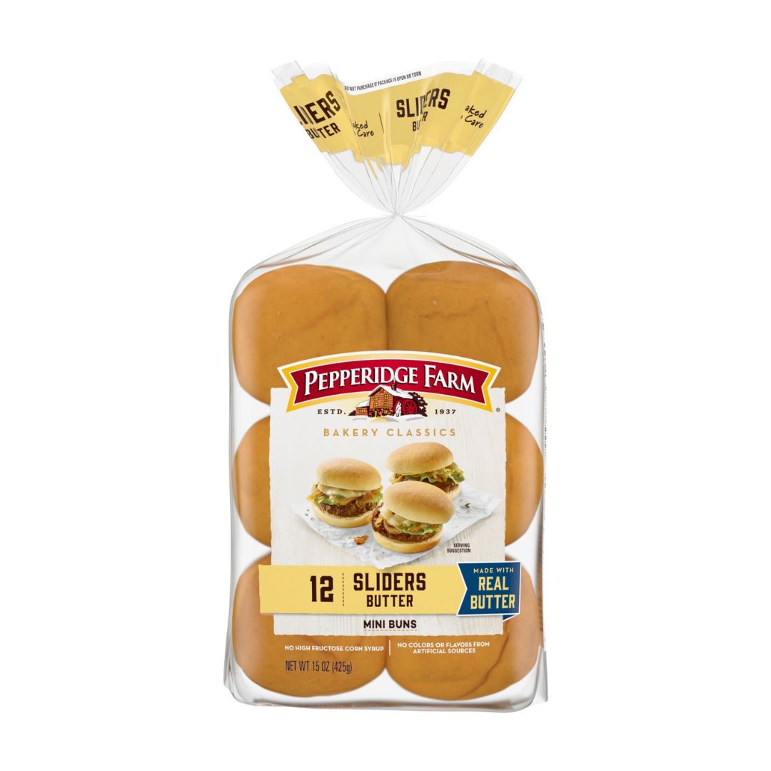 Pepperidge Farm Bakery Classics Sliders Buns, 12 count, 15 oz