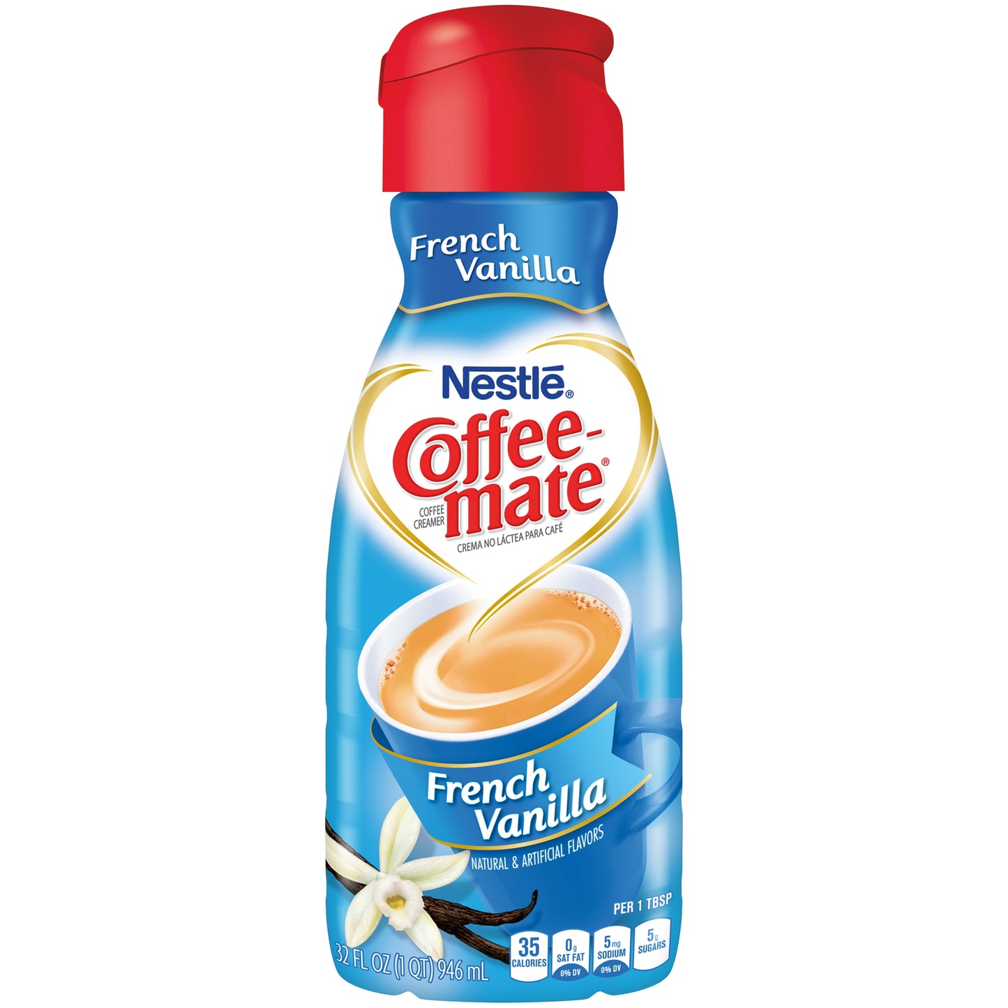 COFFEE-MATE LIQUID FRENCH VANILLA 32OZ