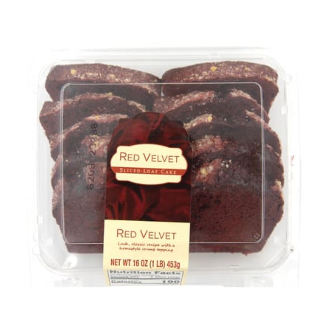 H.C. BRILL CAKE LOAF SLICED RED VELVET 16OZ / 12
