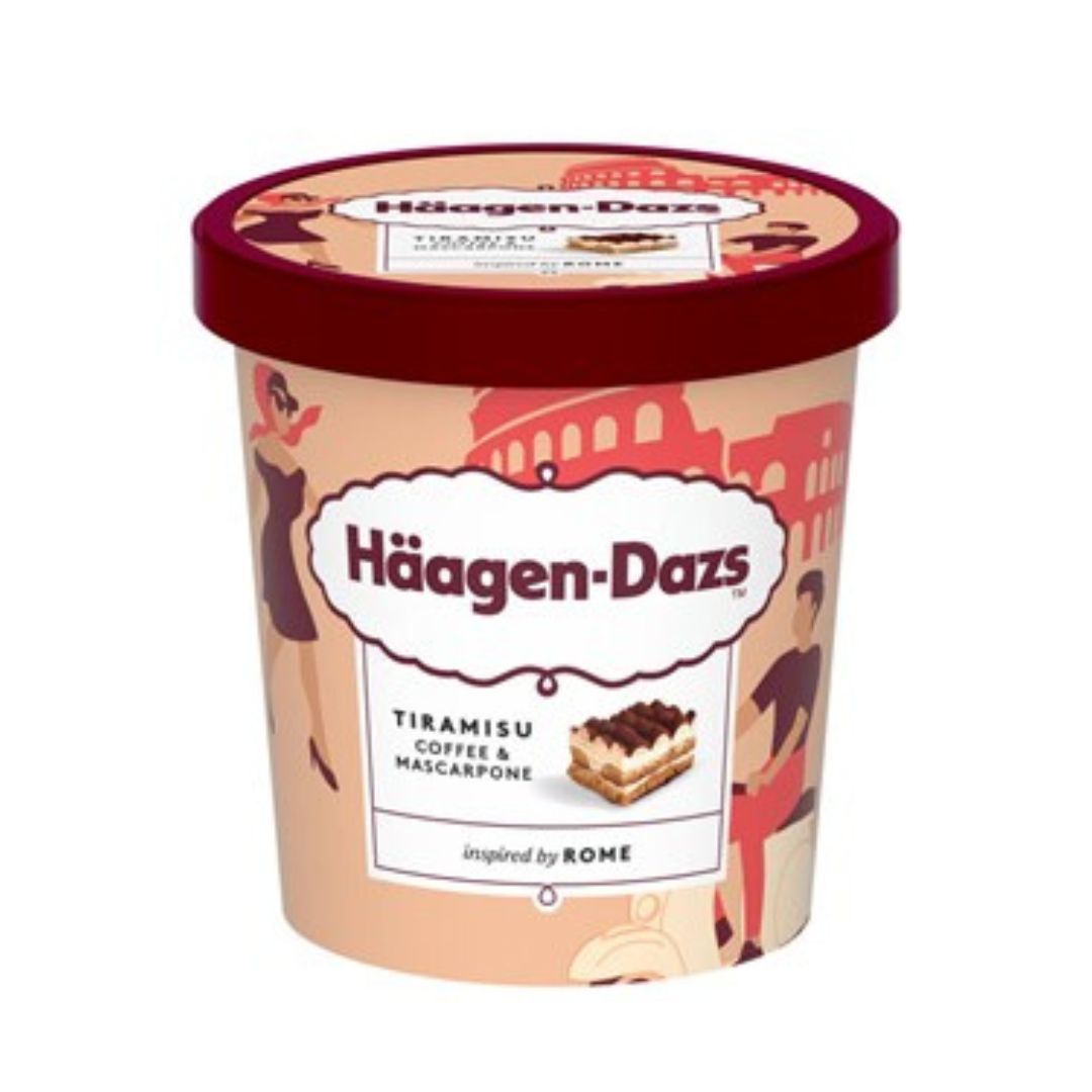 Haagen-Dazs PINTS TIRAMISU ROME 8 / 460ML