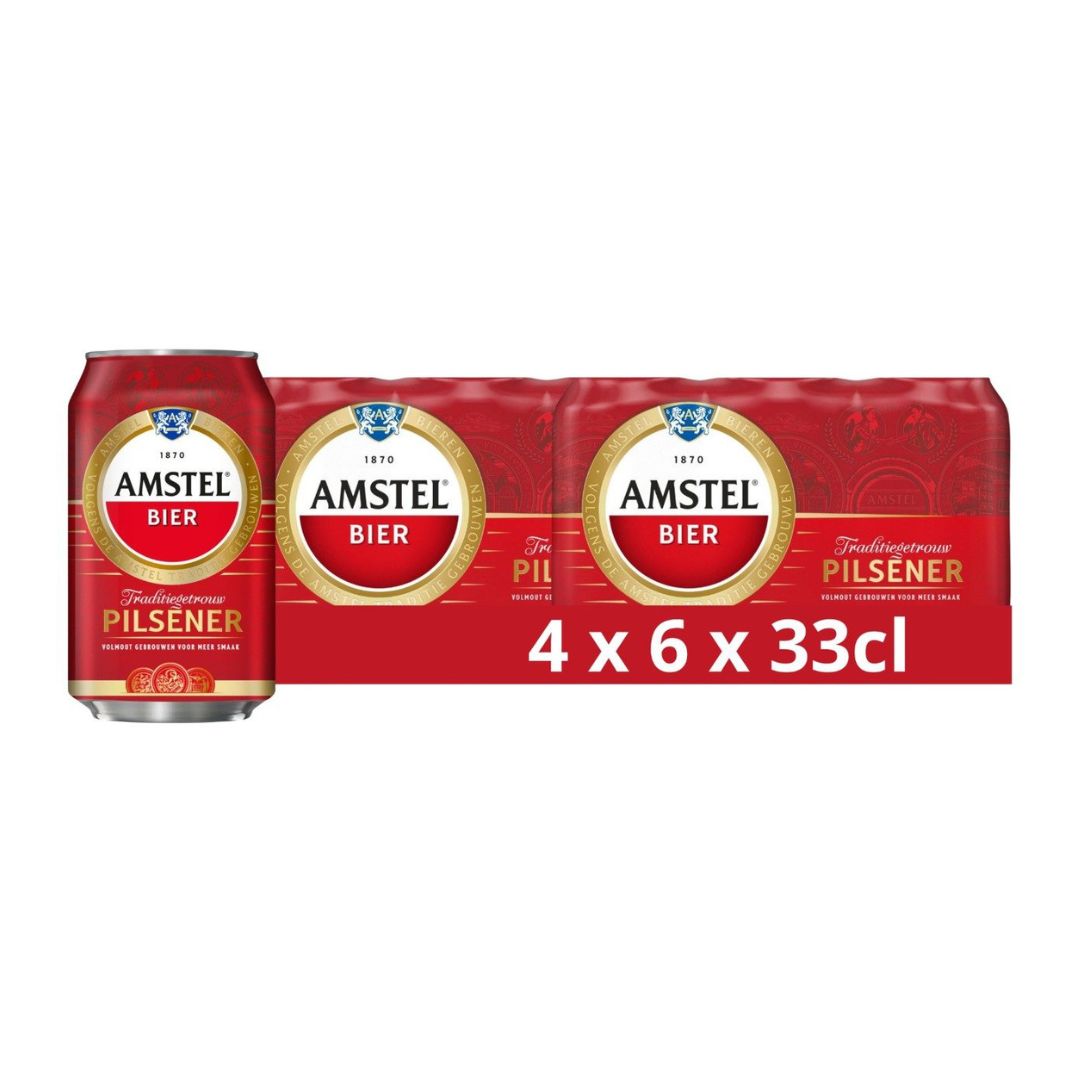 CAN - AMSTEL TRAY 4( 6 X 33CL )