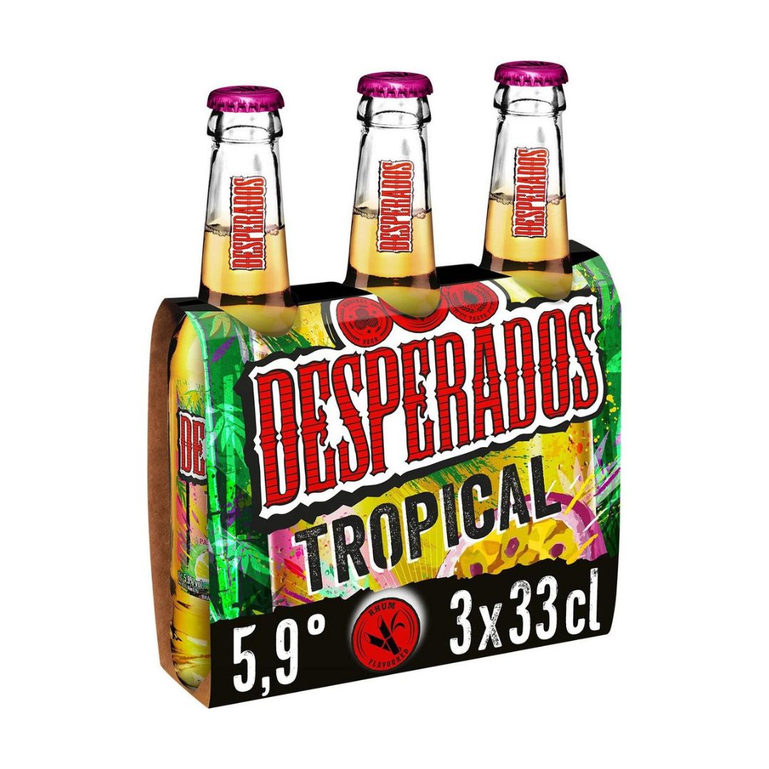DESPERADO TROPICAL 33CL 8X3PK