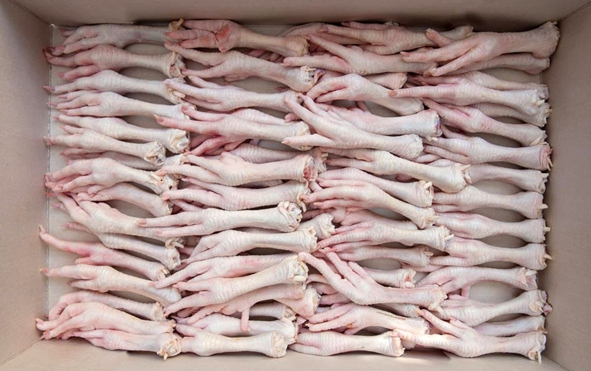 FROZEN CHICKEN FEET G/A 20/KG