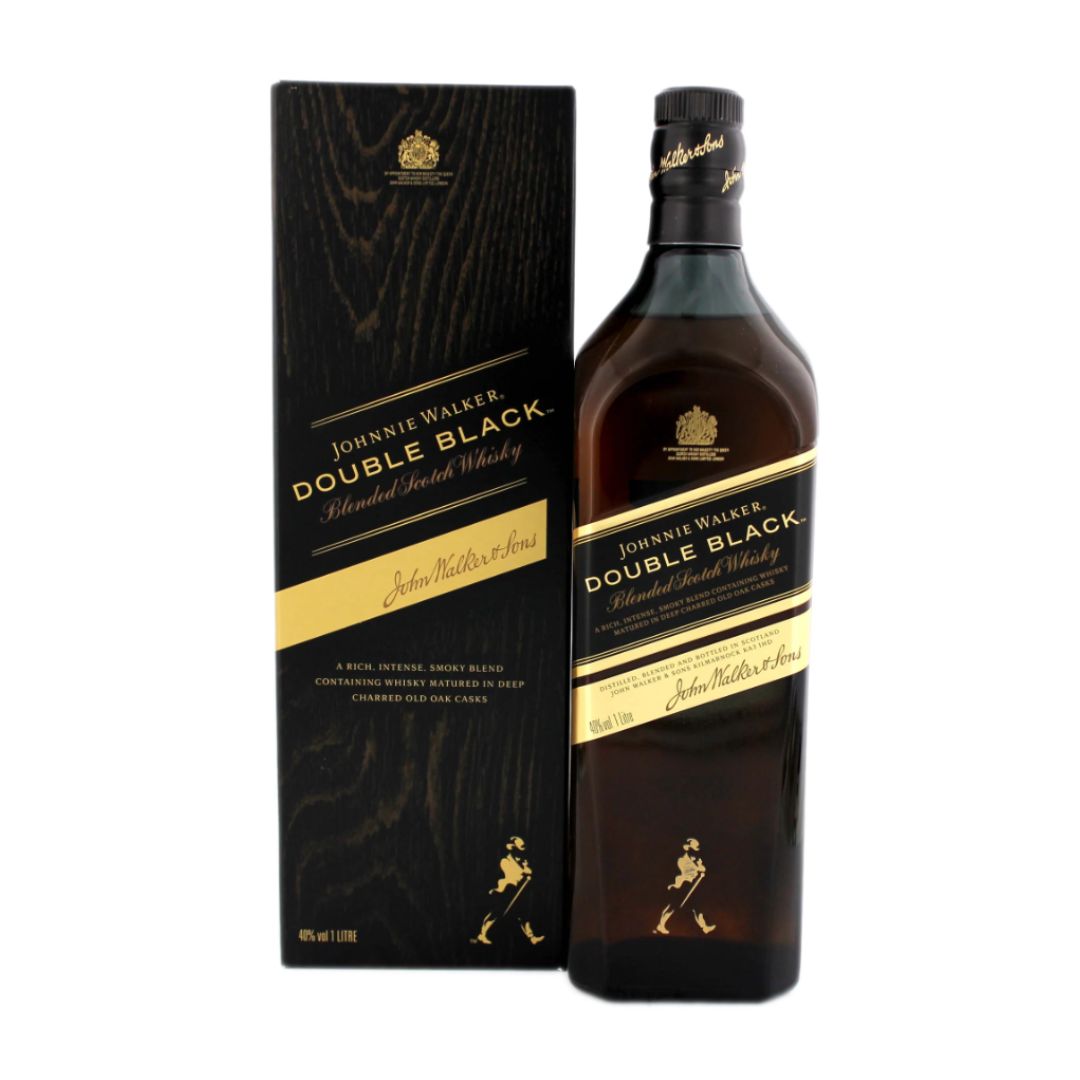 JOHNNIE WALKER DOUBLE BLACK 1 LITER