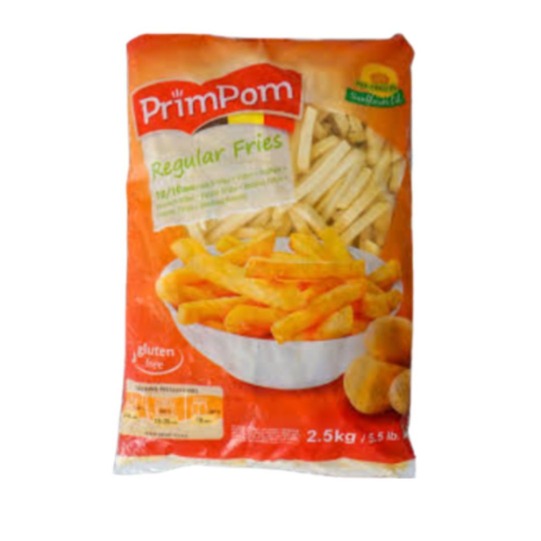 PRIMPROM FRIES STRAIGHT CUT 2.5 Kilograms