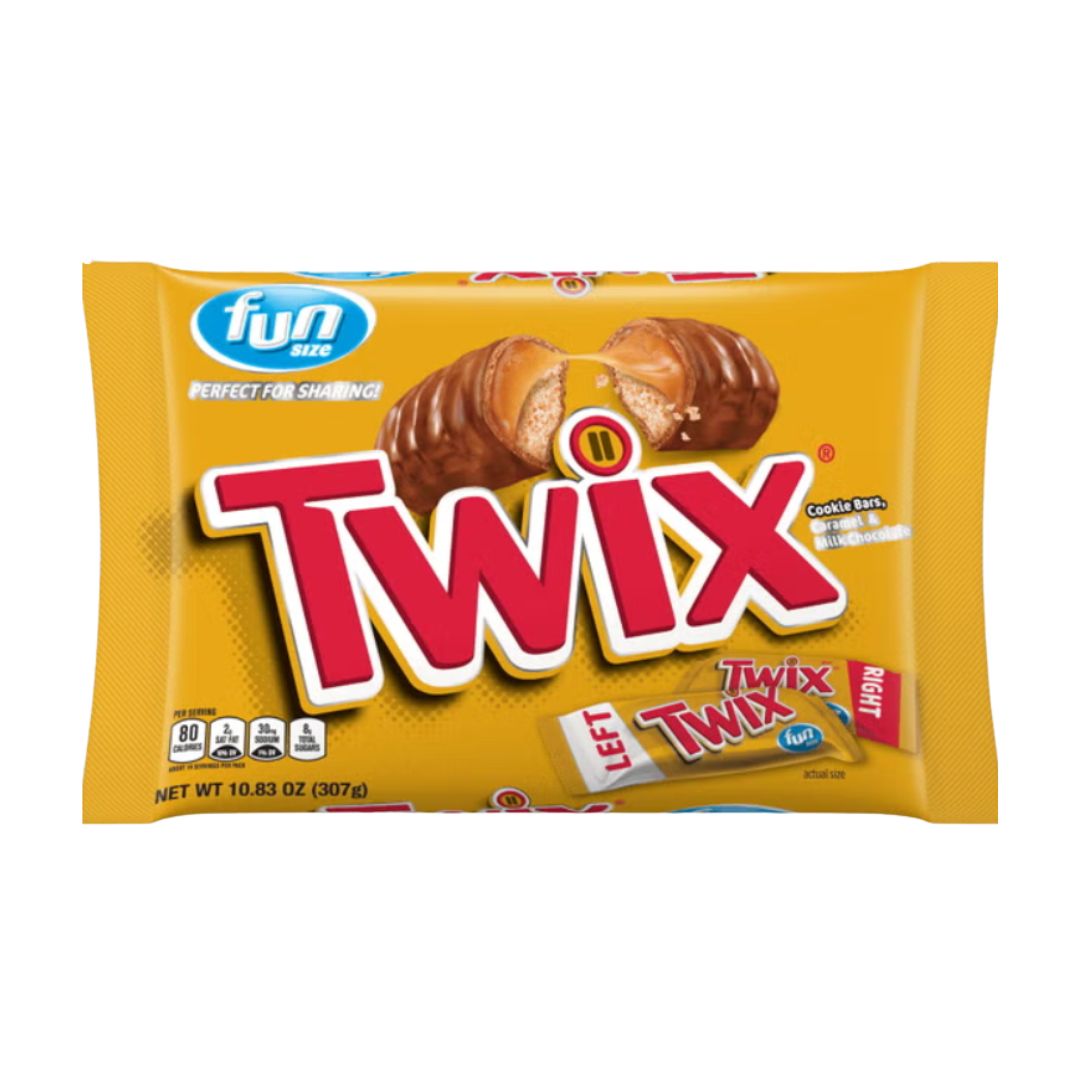 TWIX CHOCOLATE FUN SIZE 10.83OZ / 20PCS