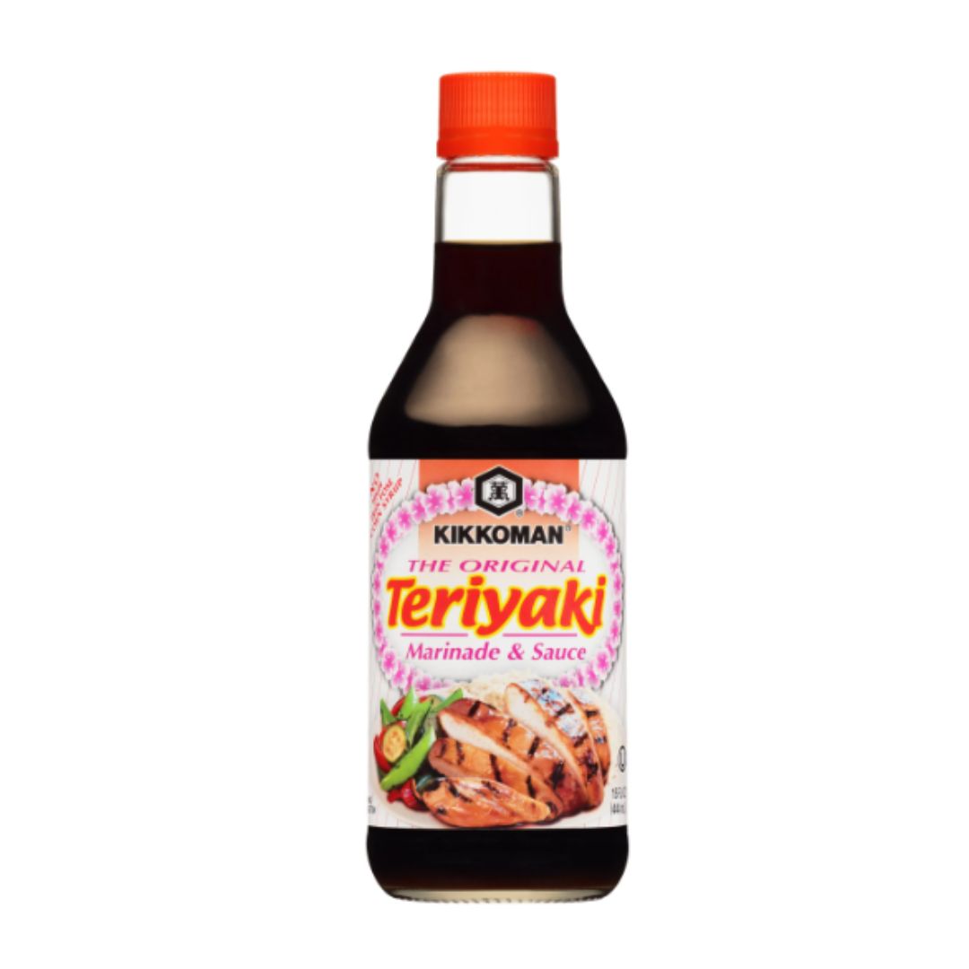 Kikkoman Teriyaki Marinade & Sauce, 15 oz / 12