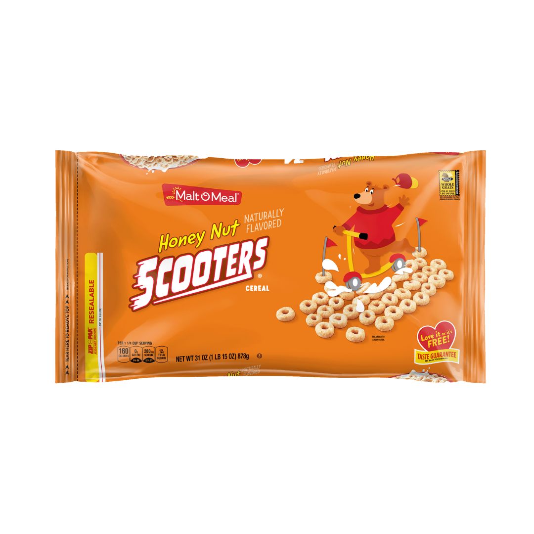 Malt-O-Meal HONEY NUT SCOOTER 9 X 24.5OZ
