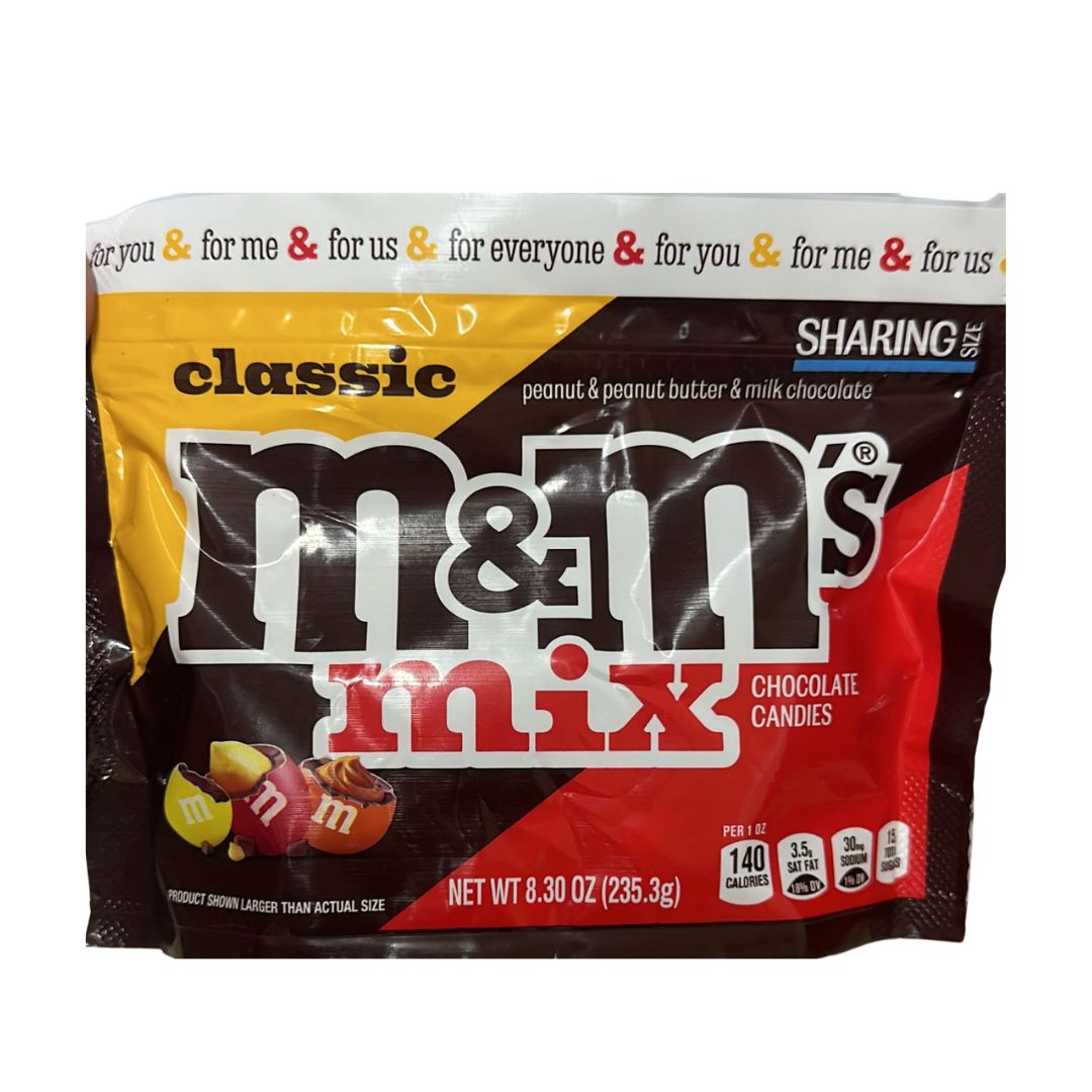 M&M MIX CLASSIC PEA / MILK 8.3OZ / 8C