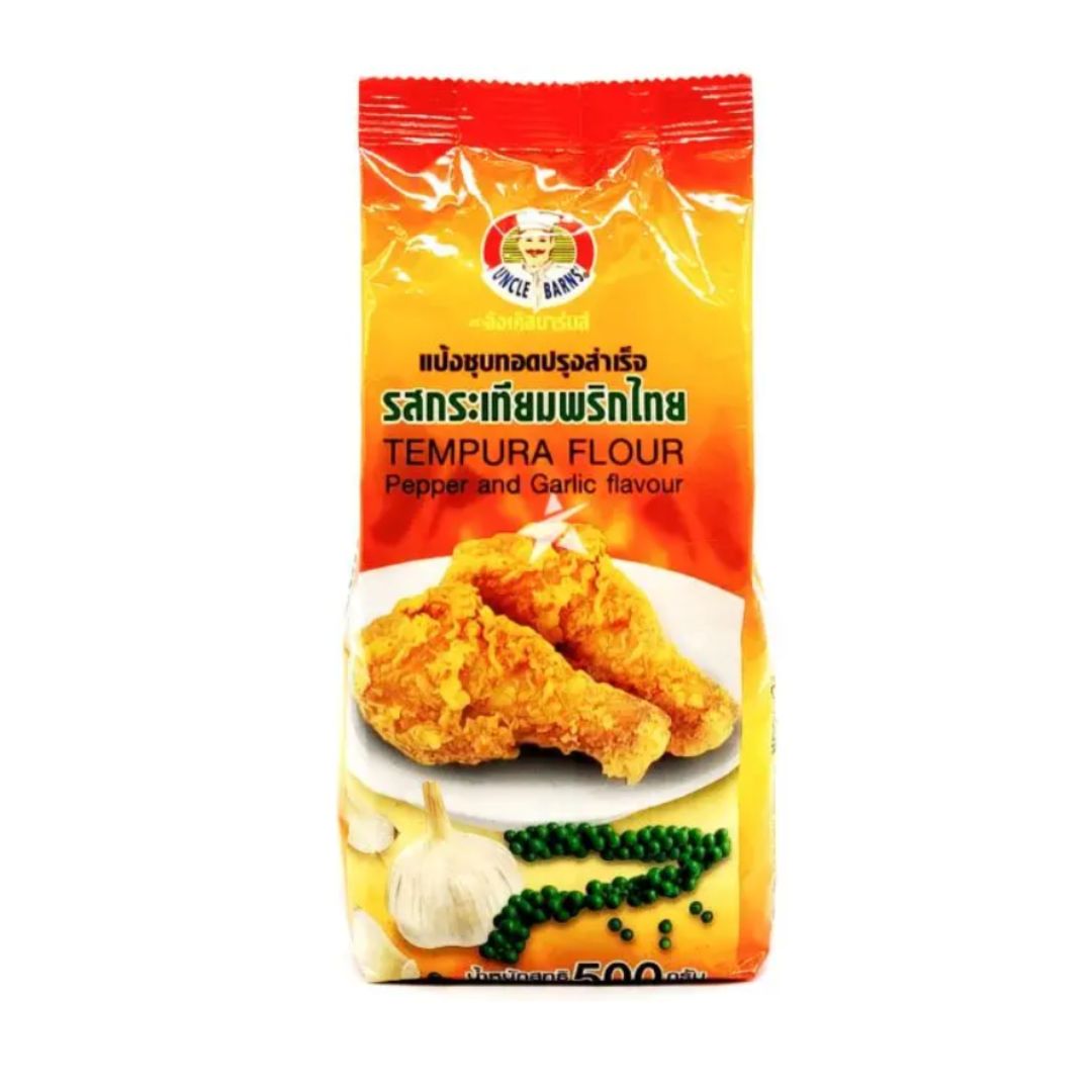 UNCLE BARN'S TEMPURA GARLIC & PEPPER FLOUR 500 GRAMS