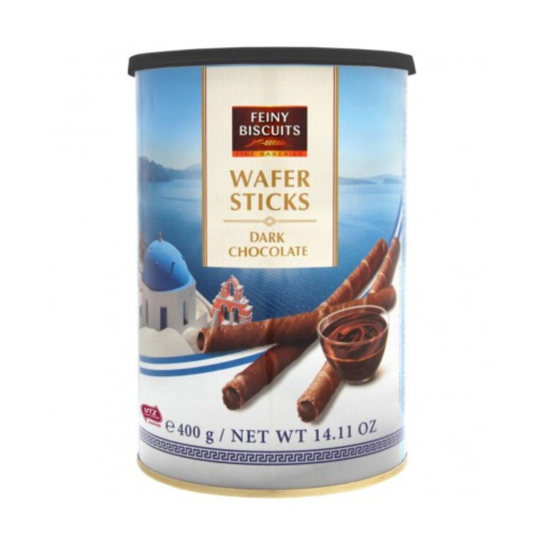 Waffle rolls with pure soft-bitter chocolate flavor 400g x 12