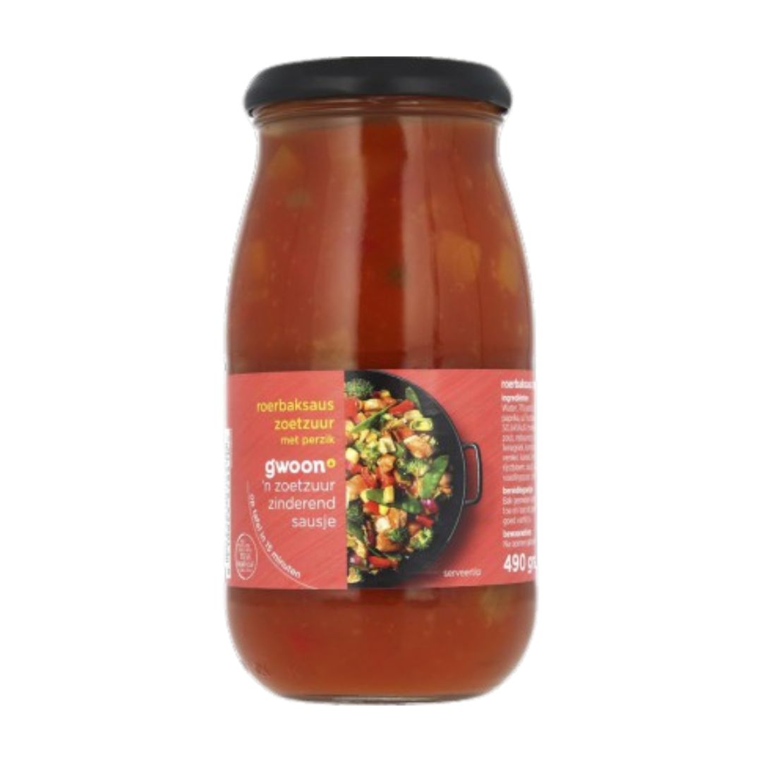G'woon Stir-fry Sweetsour Peach 490GR / 6