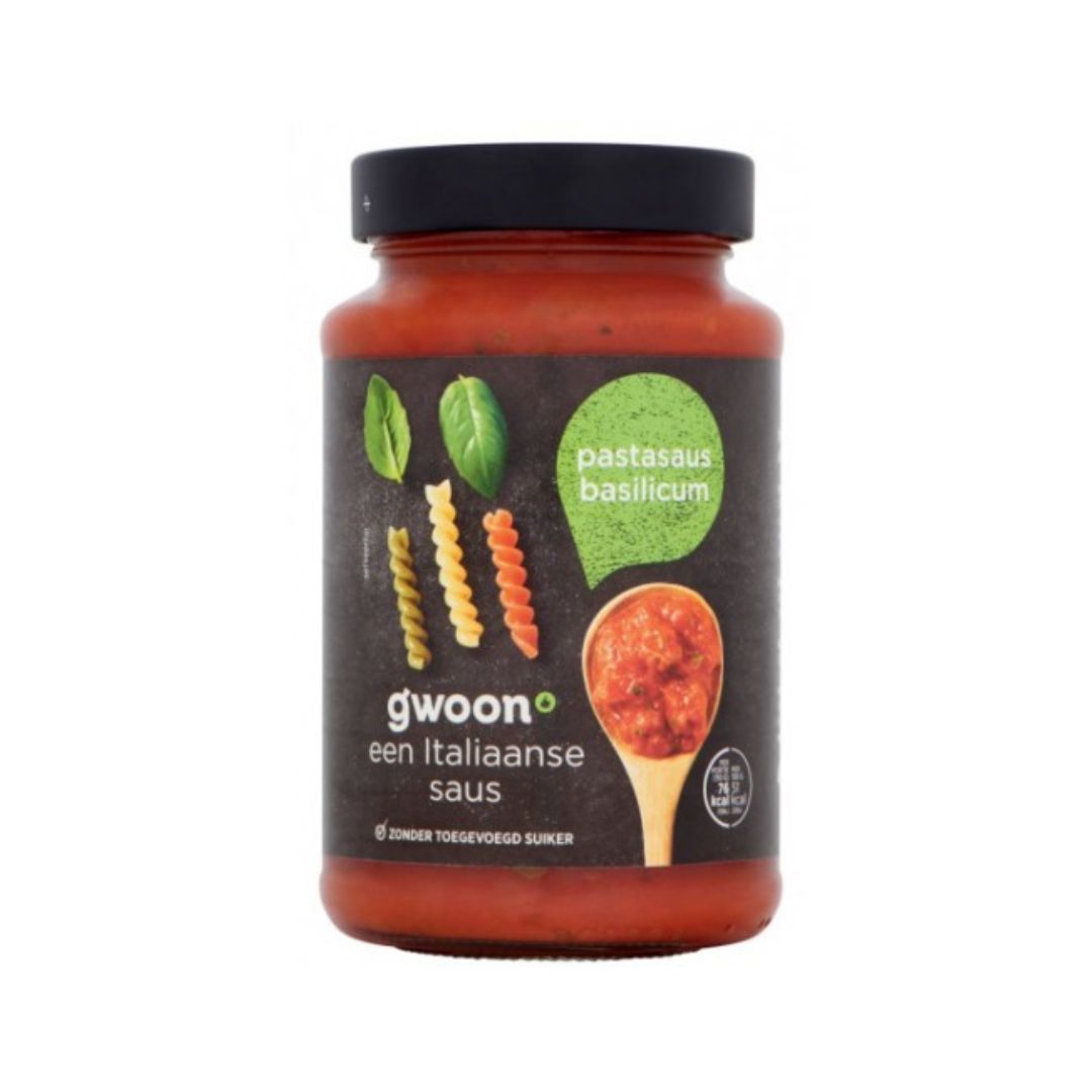 G'woon Pasta Sauce Basil 490GR / 6