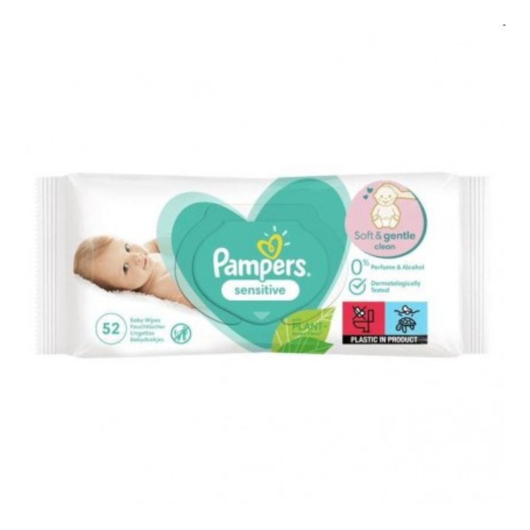 Pampers Wipes Sensitive 156 St