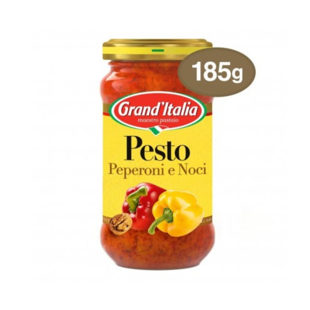 GRAND'ITALIA PASTA PESTO PEPERONI 185GR / 6