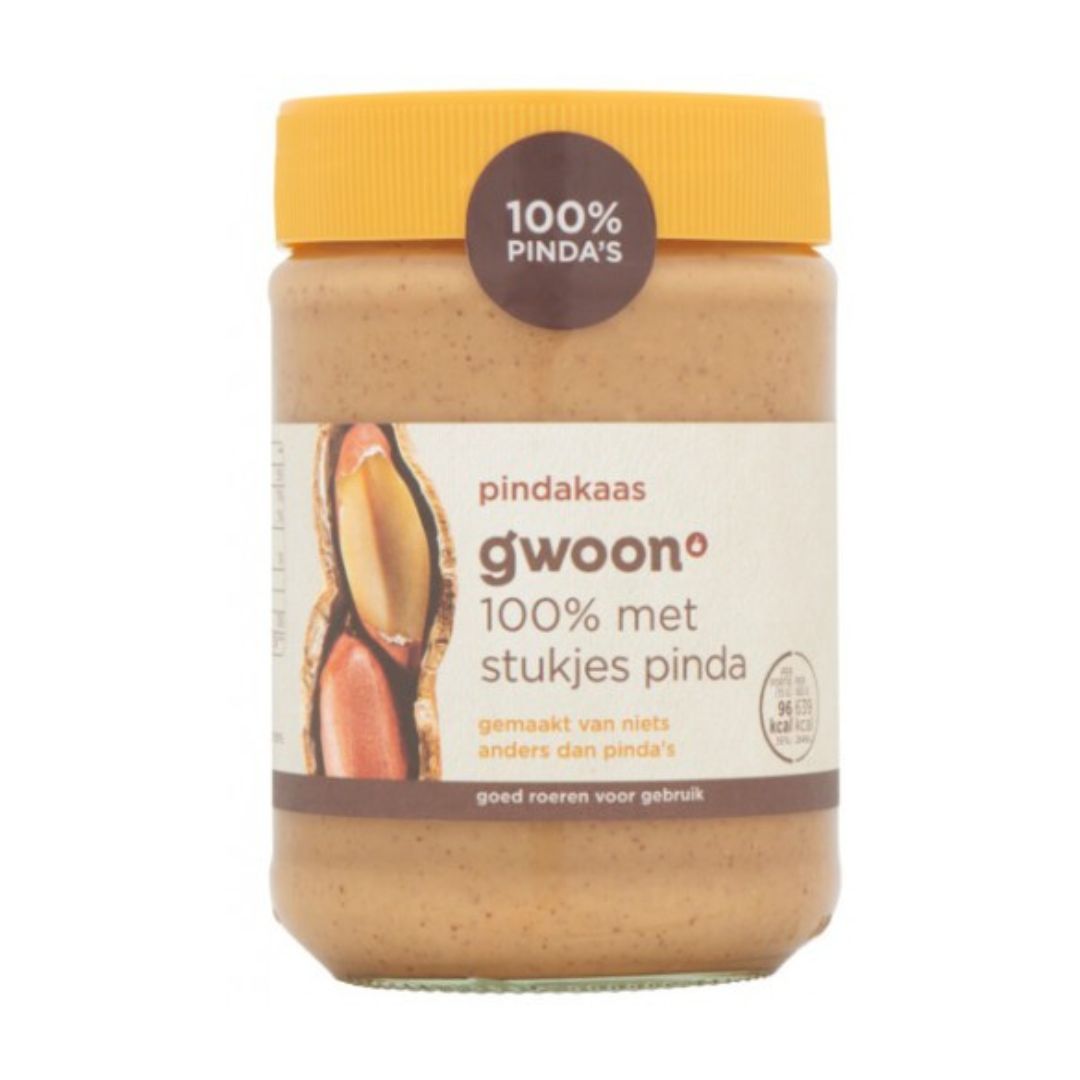G'woon Peanut Butter 8 x 350 Gr