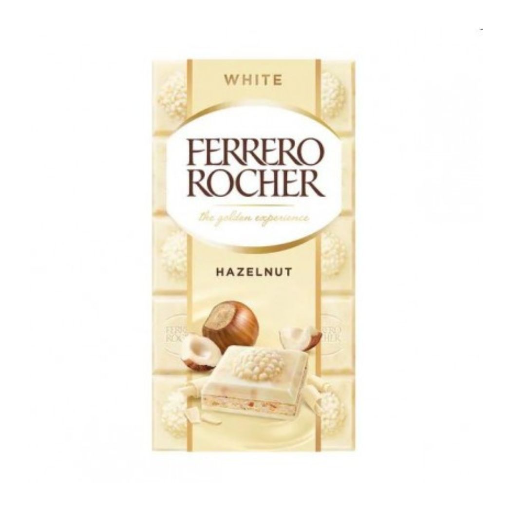 Ferrero Rocher Tablet white chocolate 8 x 90 gr