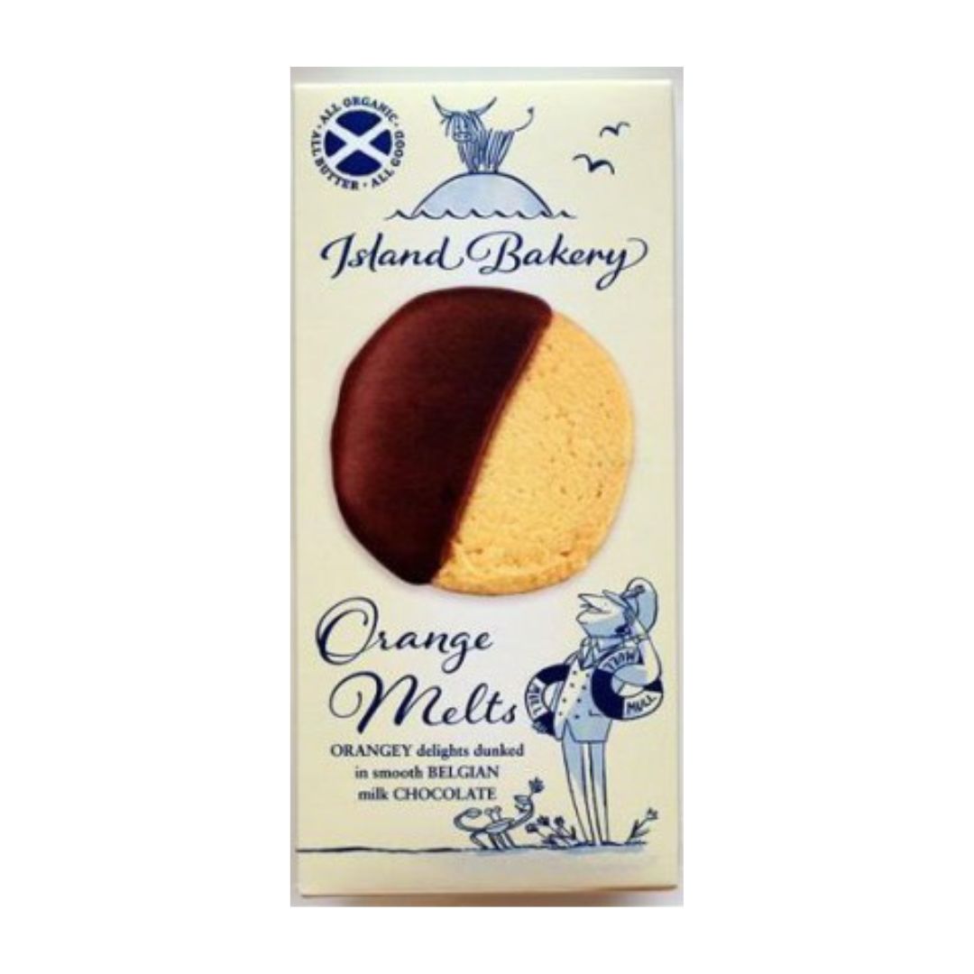 Island Bakery Bio Orange Cookies Milk Chocolate 12 x 133 gr