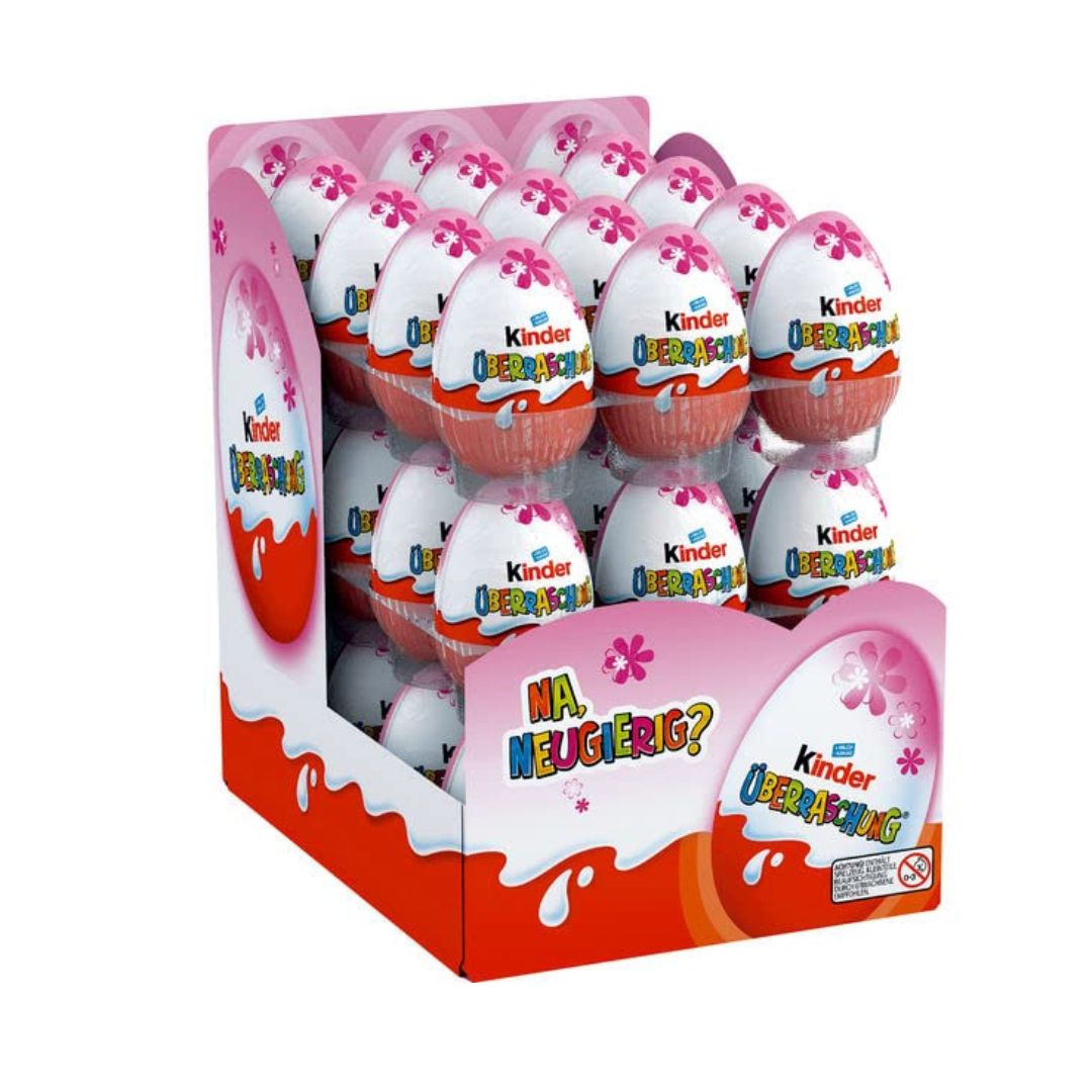 Ferrero Children's Surprise Egg Pink, Pack of 36 (36 x 20 g)