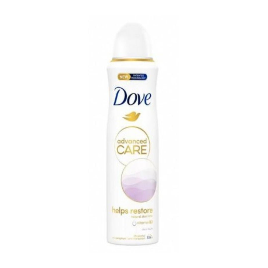 DOVE DEO SPRAY HELPS RESTORE CLEAN TOUCH 72H 150ML / 6