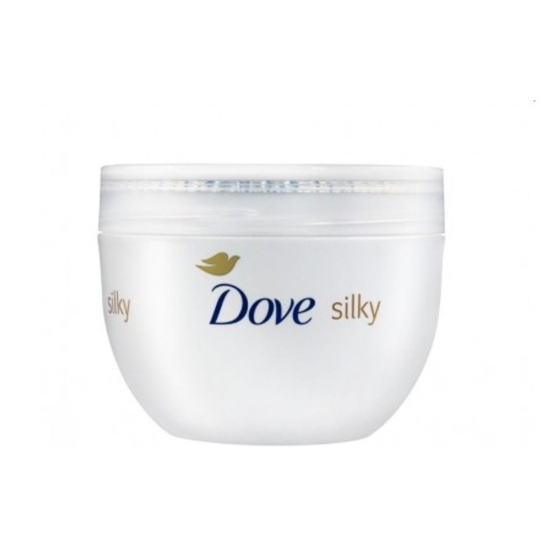 DOVE SILKY PAMPERING BODY CREAM 300ML / 4