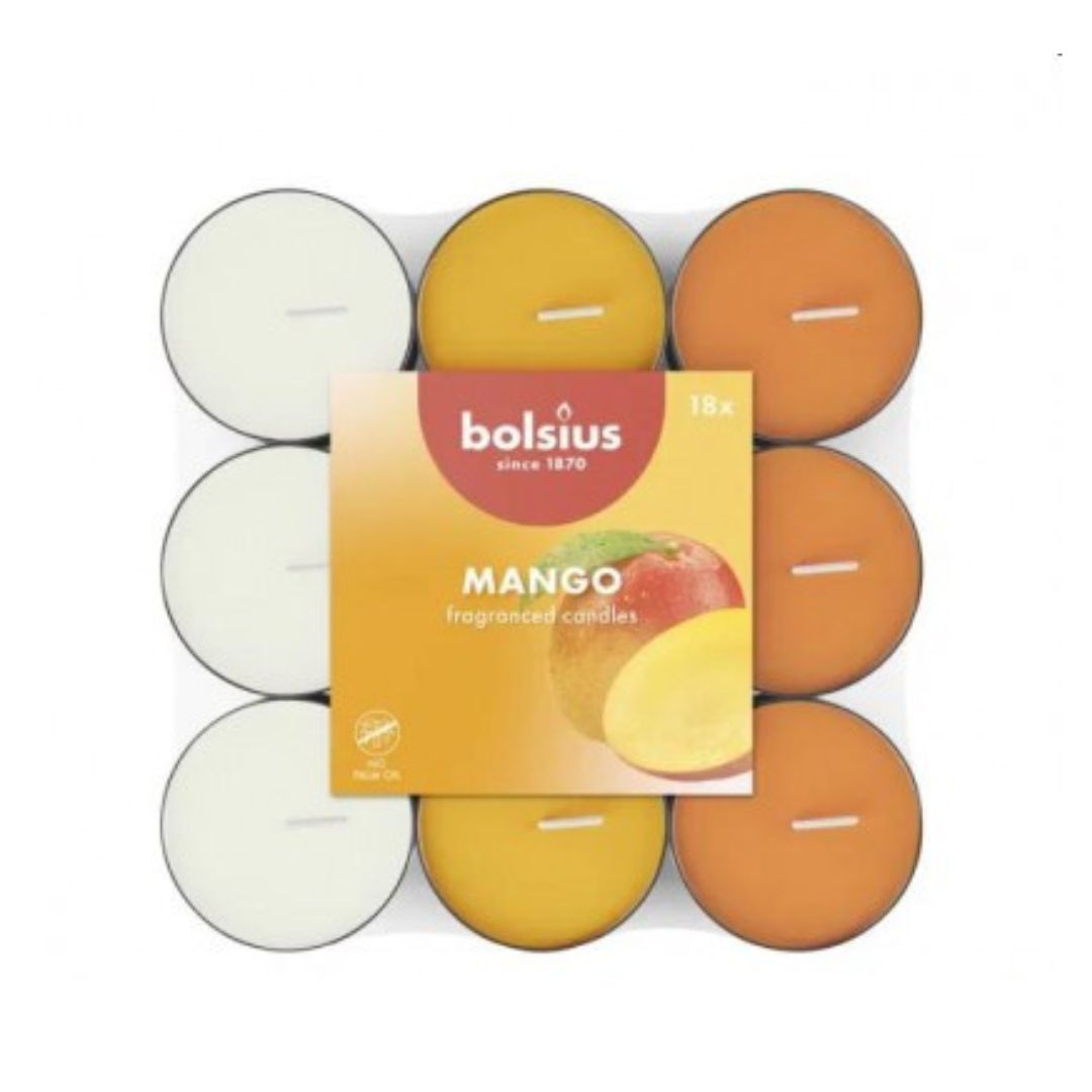 Fragrance tealight 3.5U Mango Pack 18 x 8