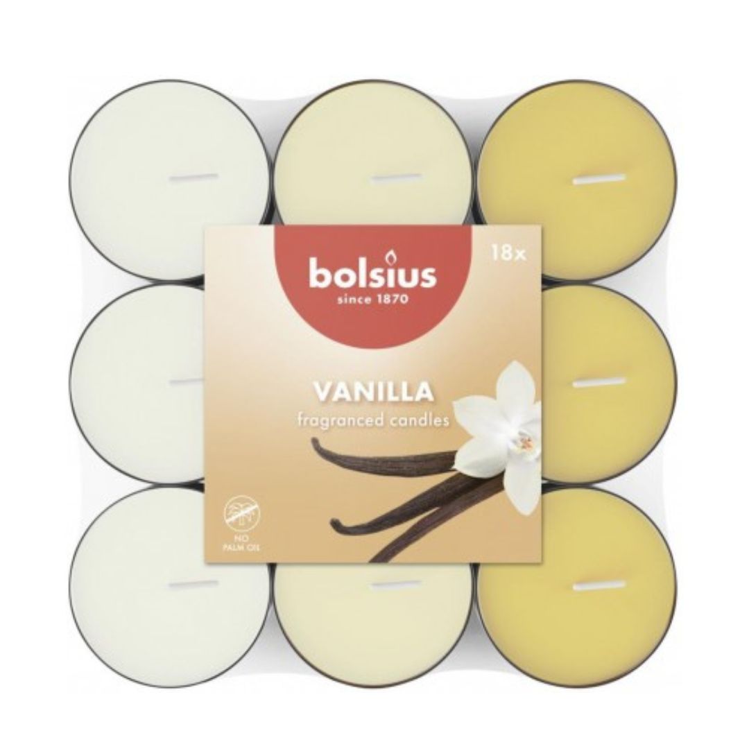 Fragrance tealight 3.5U Vanilla Pack 18 x 8