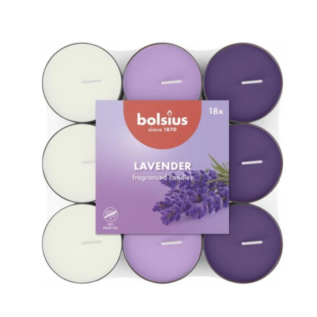Fragrance tealight 3.5U Lavender Pack 18 x 8
