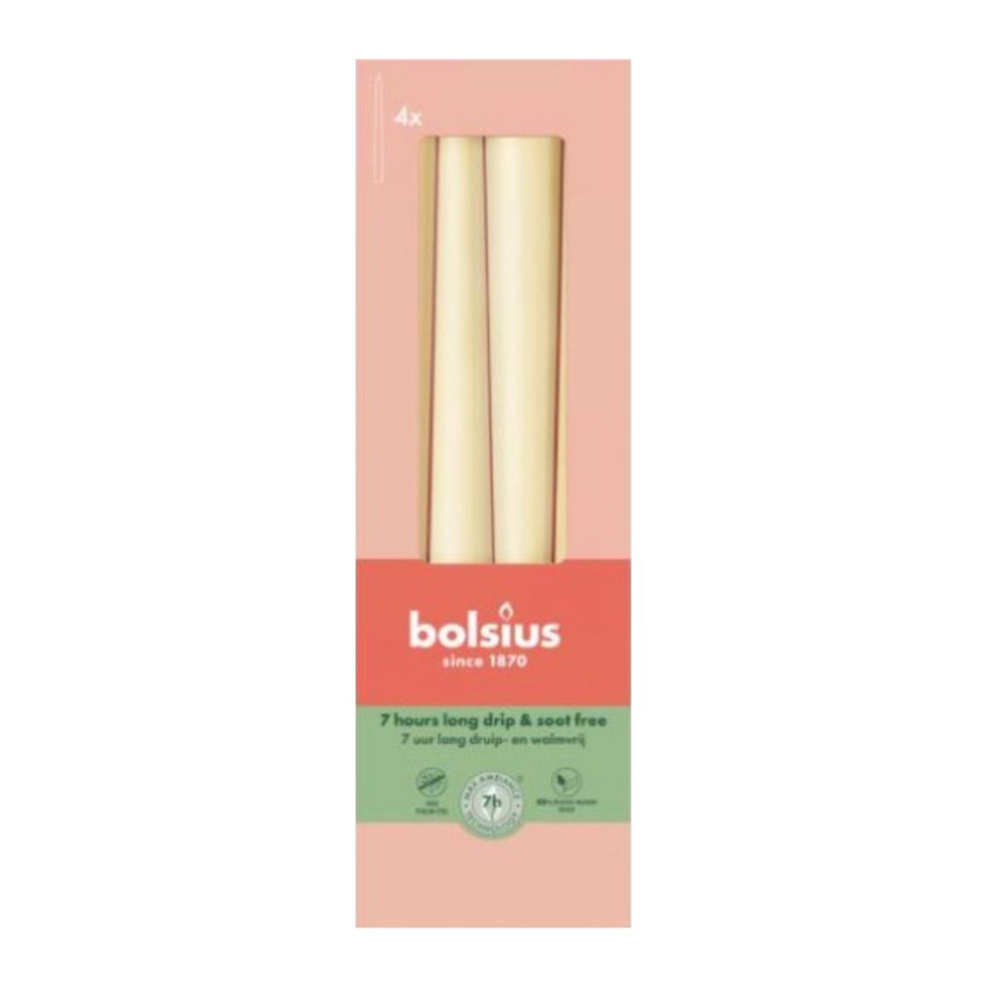 Gothic Candles 245/24 Box 4 Oat Beige