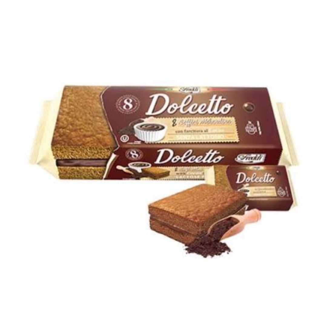FREDDI DOLCETTO SOFT SNACK COCOA FILLING 200G/16