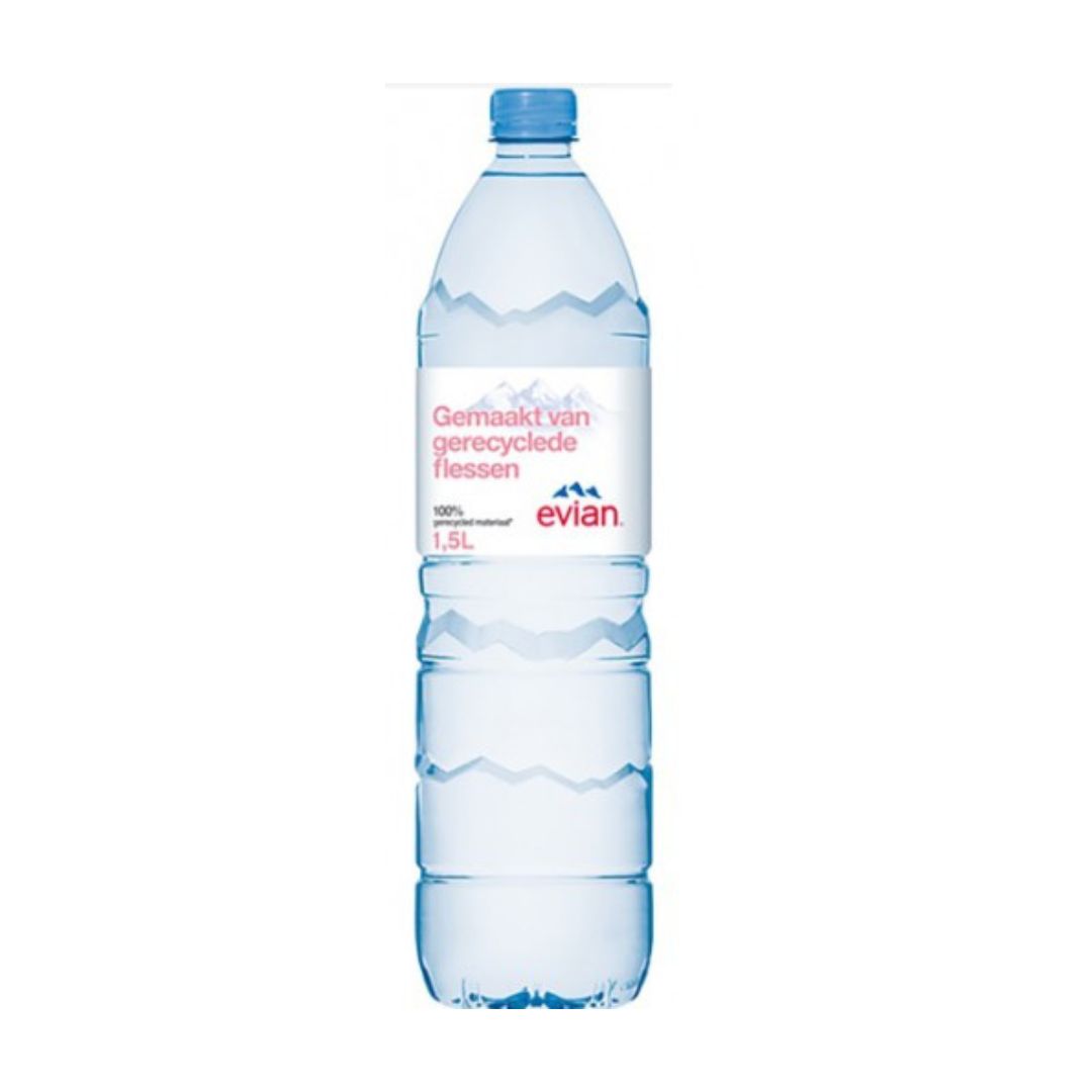 EVIAN MINERAALWATER FLES 1500ML / 6