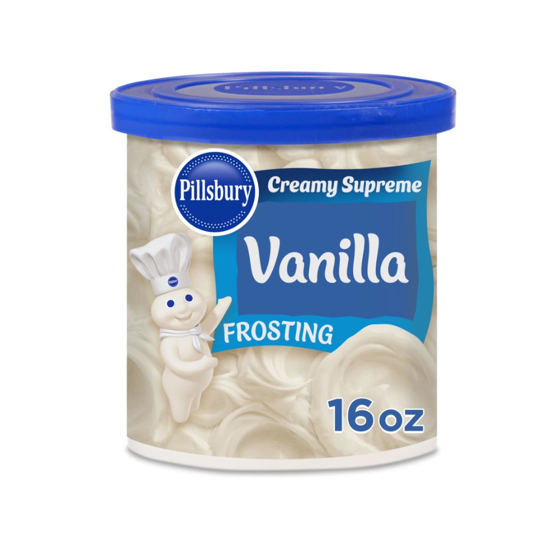 Pillsbury Creamy Supreme Vanilla Frosting, 16 oz / 8