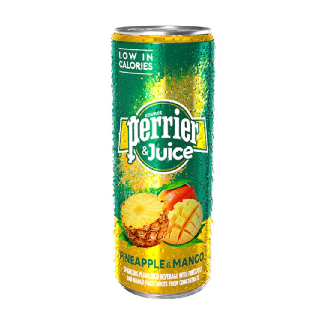 PERRIER & JUICE 24/25CL PINEAPPLE & MANGO